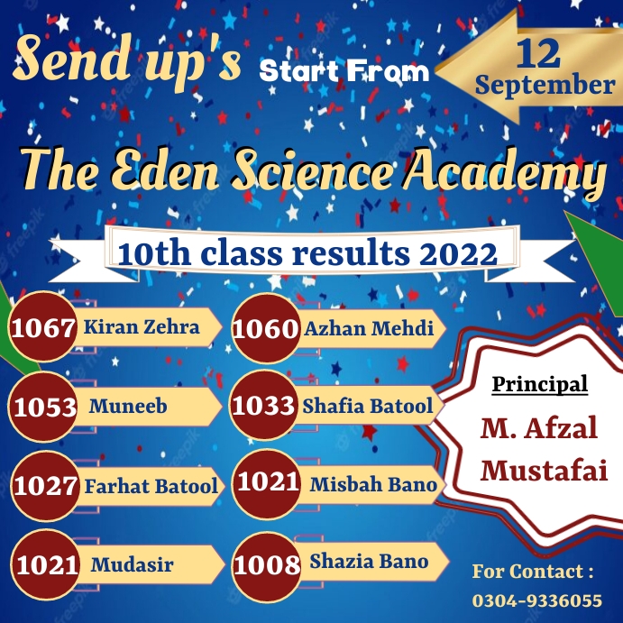 Send ups Exam start |10th Class result 2022 Instagram 帖子 template